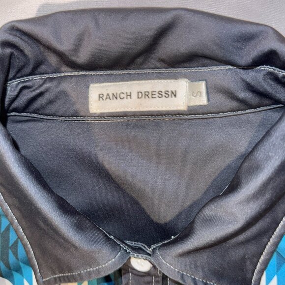 Ranch Dress'N Performance Rodeo Cowgirl Western Pearl Snap Womens Small - Picture 2 of 8